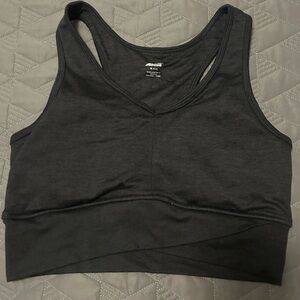 Avia small dark gray sports bra
